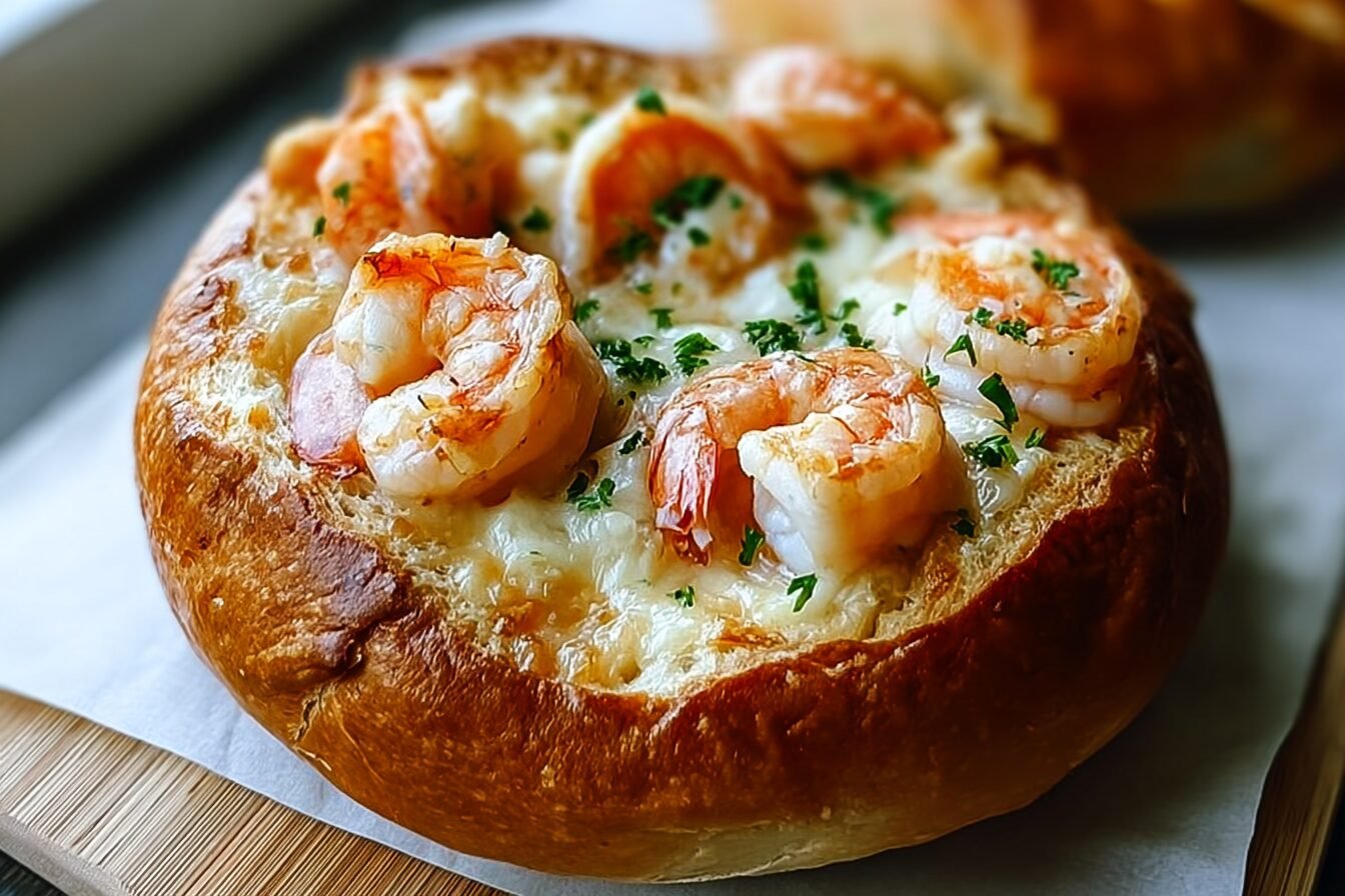 Shrimp Bread Bowl