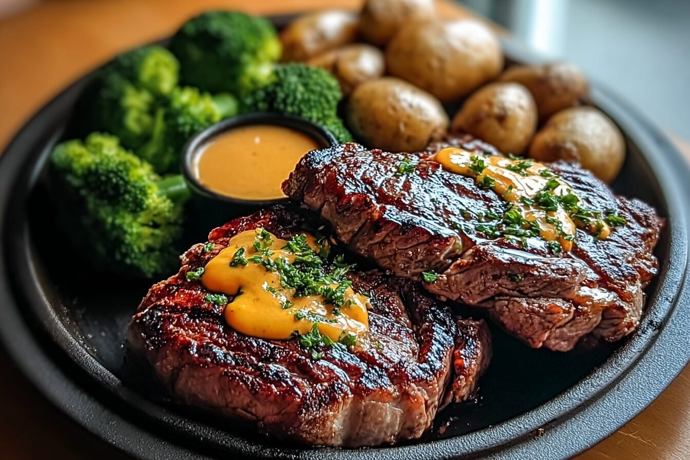 Sizzling Steak Server And Grill Cookware For Outdoor Cooking 6 Sizzling Steak Plate