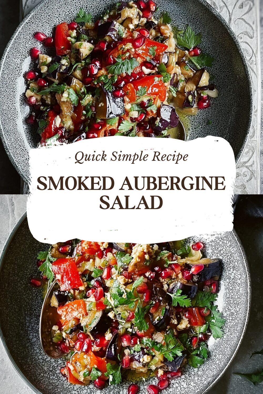 Smoked Aubergine Salad