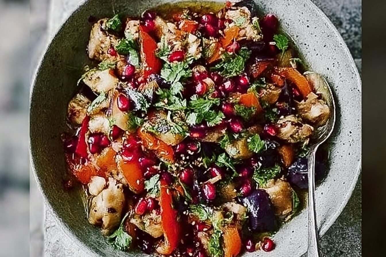 Smoked Aubergine Salad
