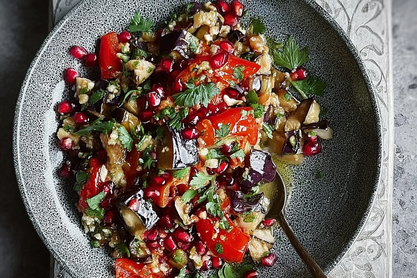 Smoked Aubergine Salad