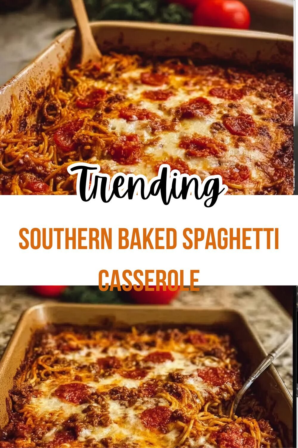 Easy Southern Baked Spaghetti With Cheesy Meat Sauce And Crispy Panko Topping 4 Southern Baked Spaghetti Casserole