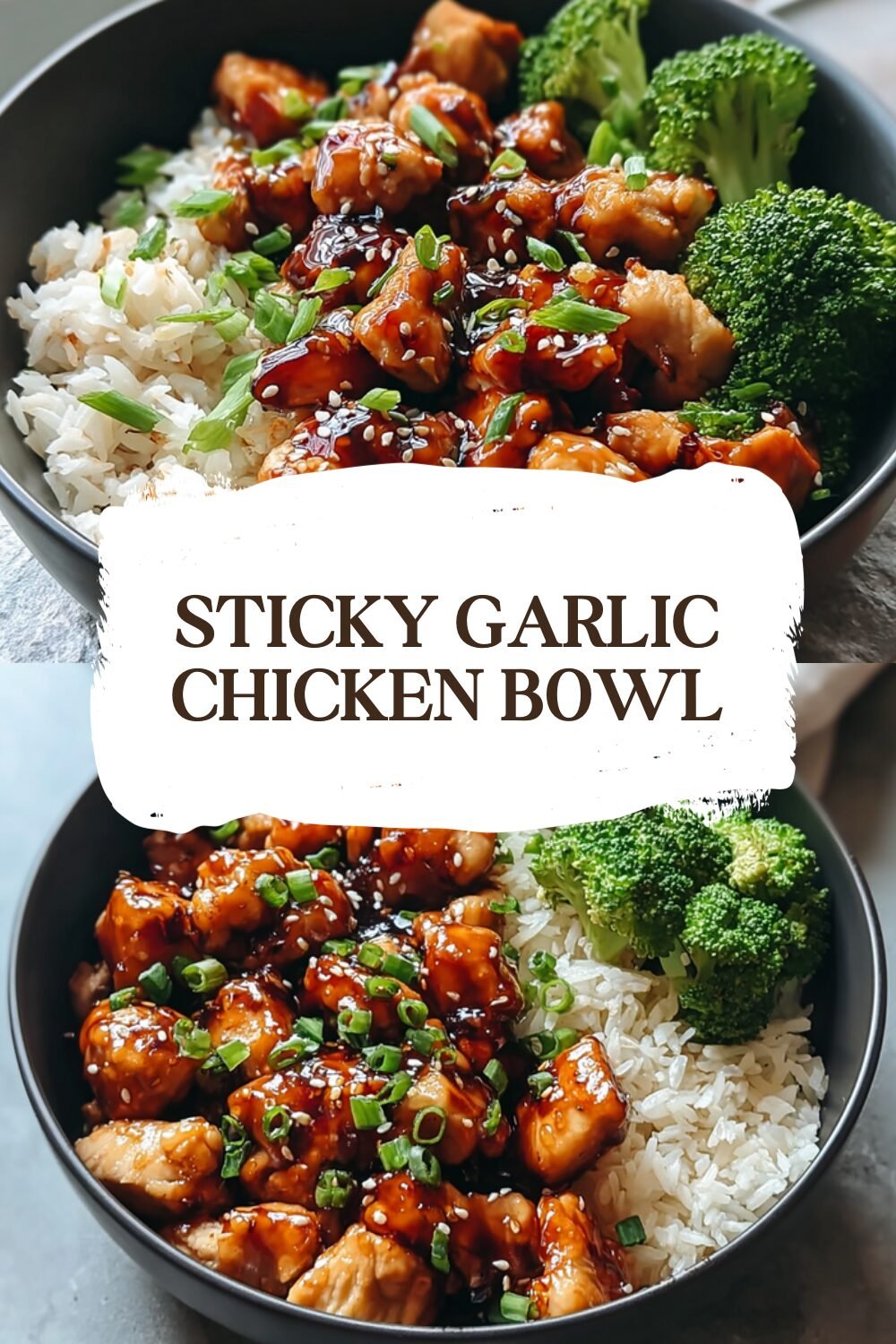 Sticky Garlic Chicken Bowl
