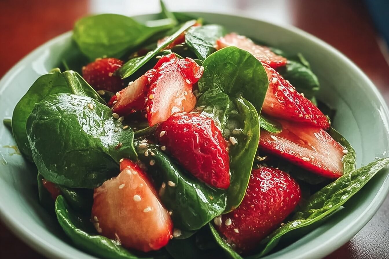 Strawberry Spinach Salad