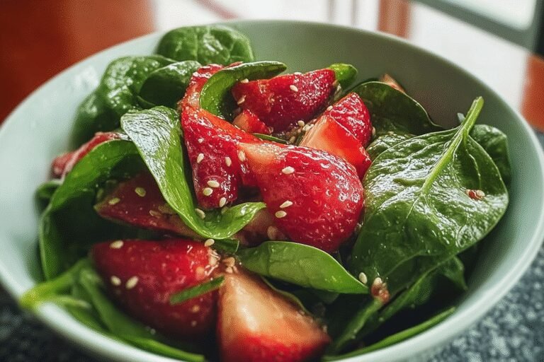 Strawberry Spinach Salad 52.Png