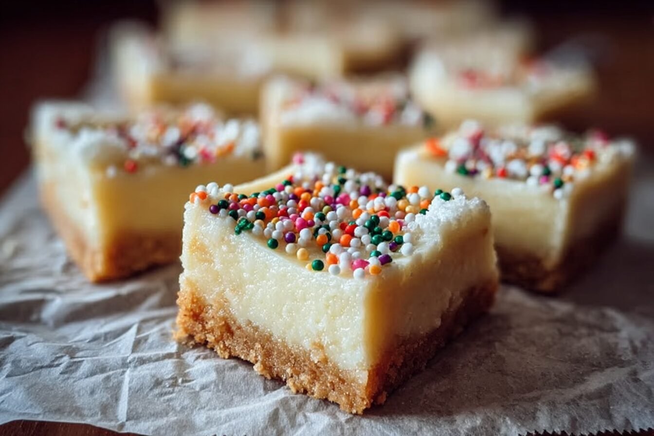Sugar Cookie Cheesecake Bars Recipe Soft Crust And Creamy Filling 6 Sugar Cookie Cheesecake Bars