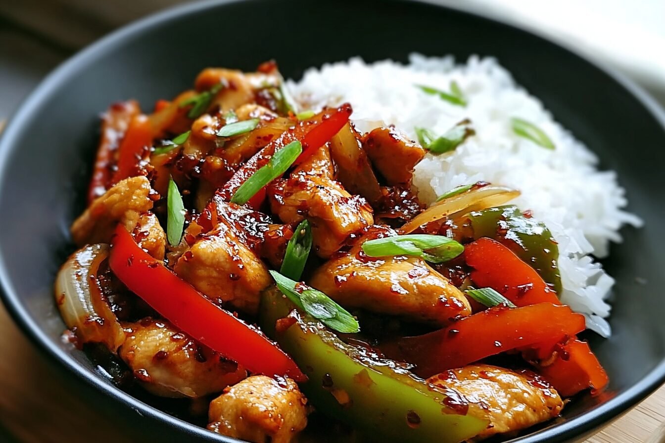 Sweet And Spicy Chicken Stir Fry
