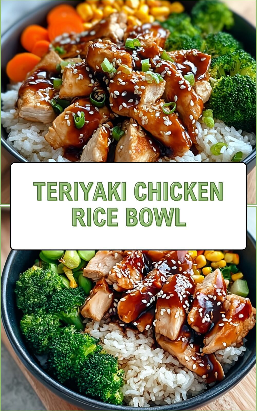 Teriyaki Chicken Rice Bowl