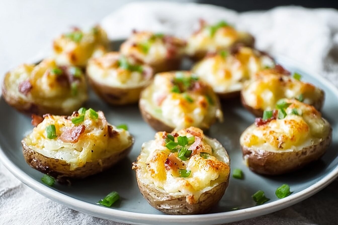 Twice Baked Baby Potatoes