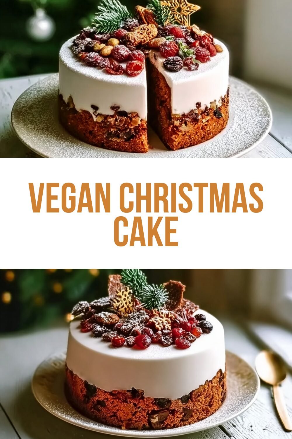 Vegan Christmas Cake