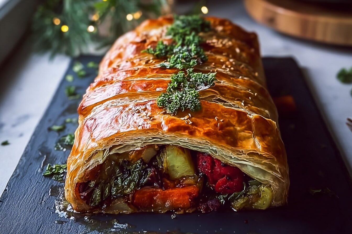 Vegan Wellington Recipe With Savory Mushroom And Nut Filling 6 Vegan Wellington