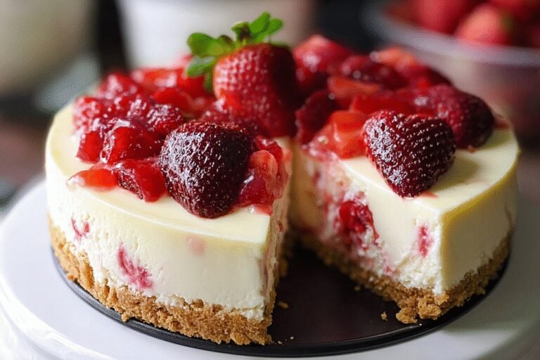 White Chocolate Strawberry Cheesecake 59.Png