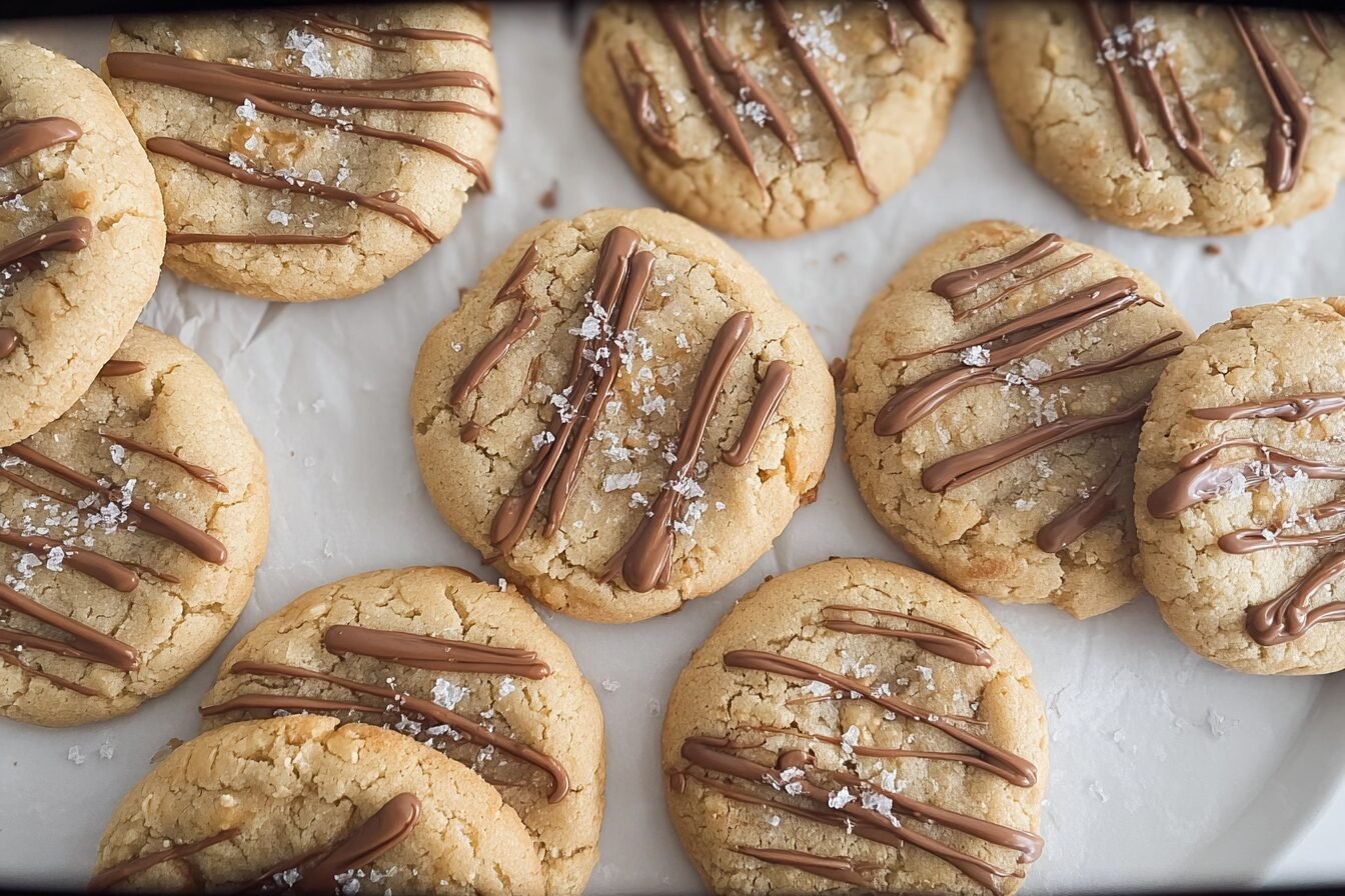 Mini Salt Cookies Quick And Easy Mini Hazelnut Sea Salt Cookies Recipe