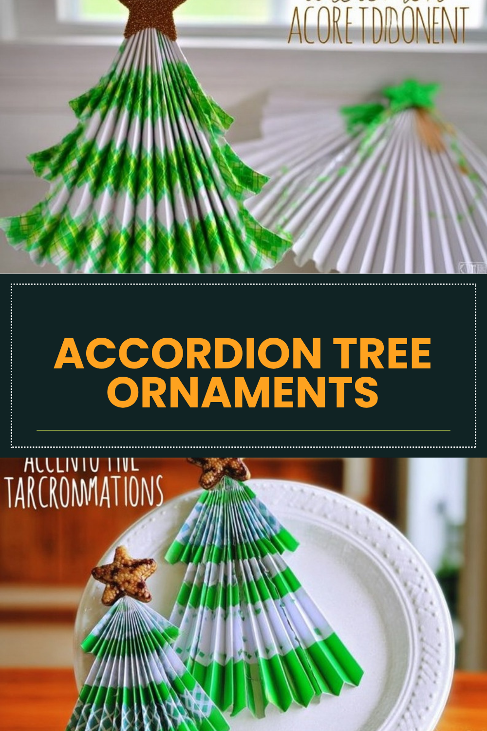 Accordion Tree Ornaments