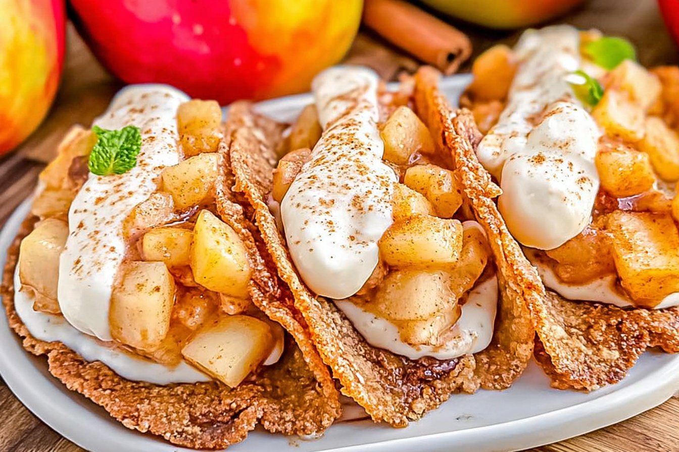 Apple Pie Tacos Easy Recipe 6 Apple Pie Tacos