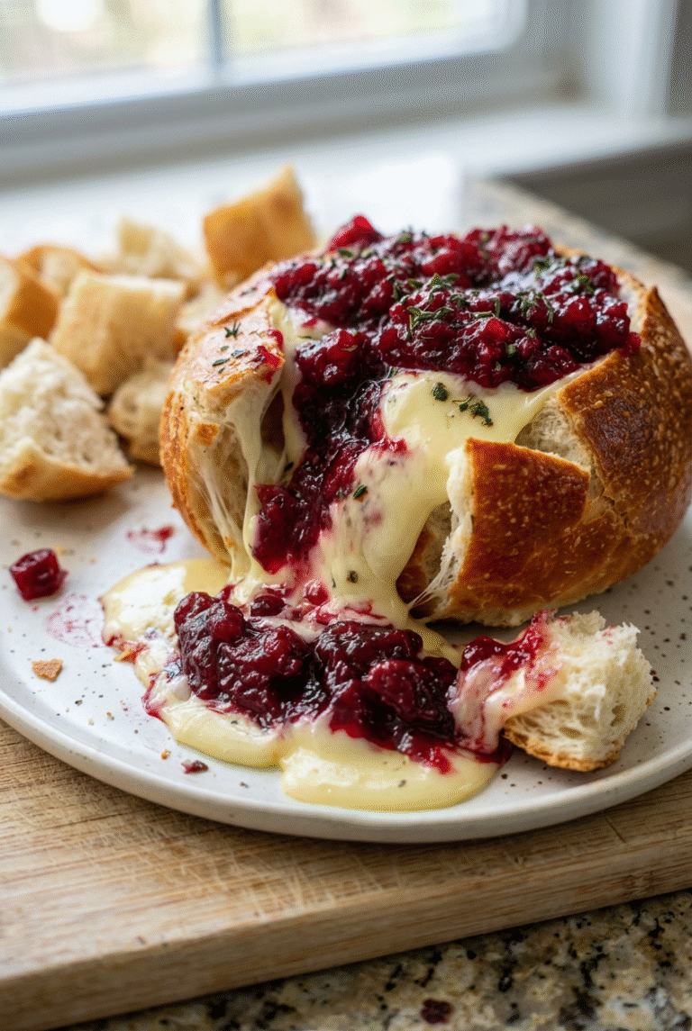 Baked Cranberry Brie Bread Bowl 89.Png