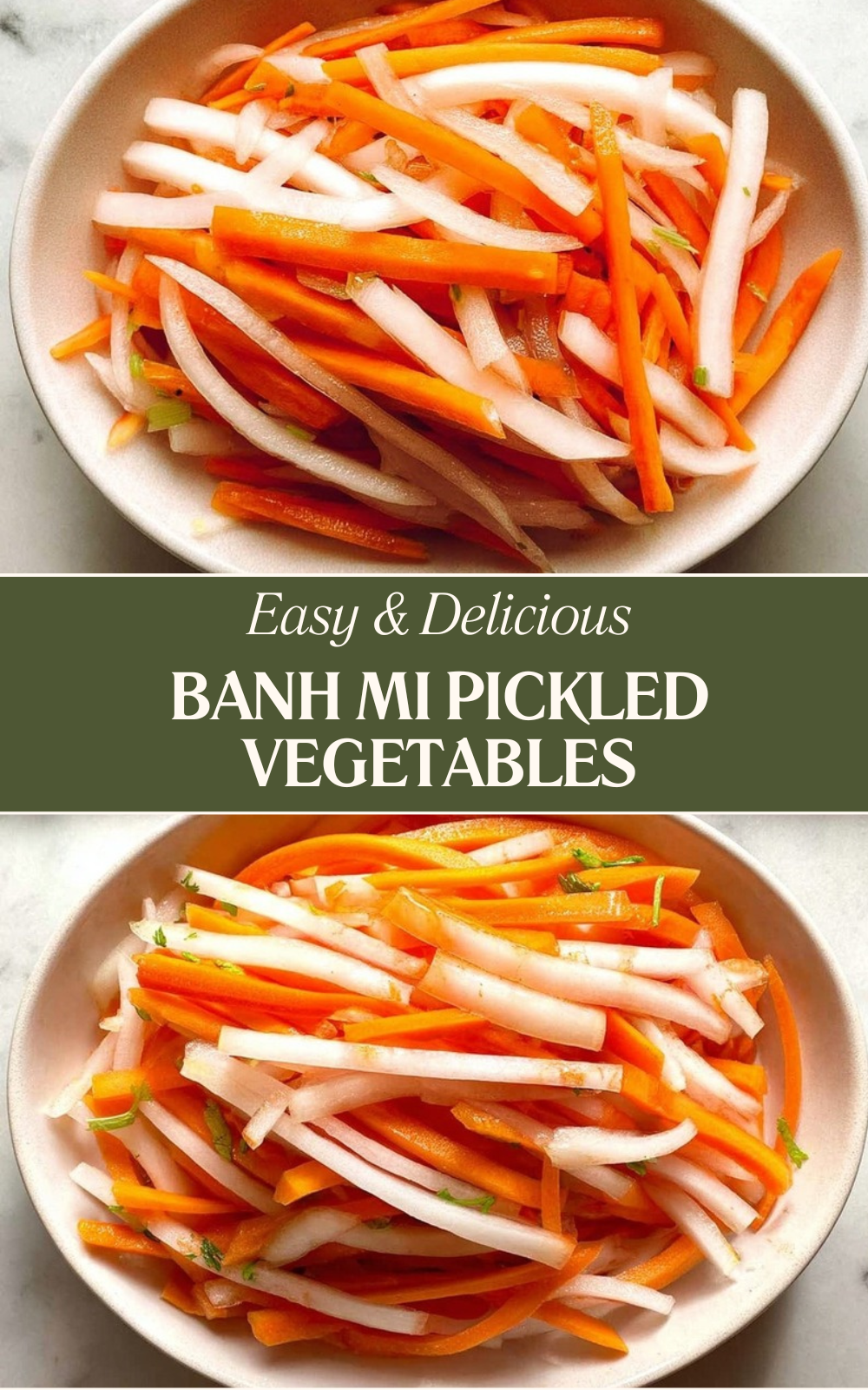 Banh Mi Pickled Vegetables