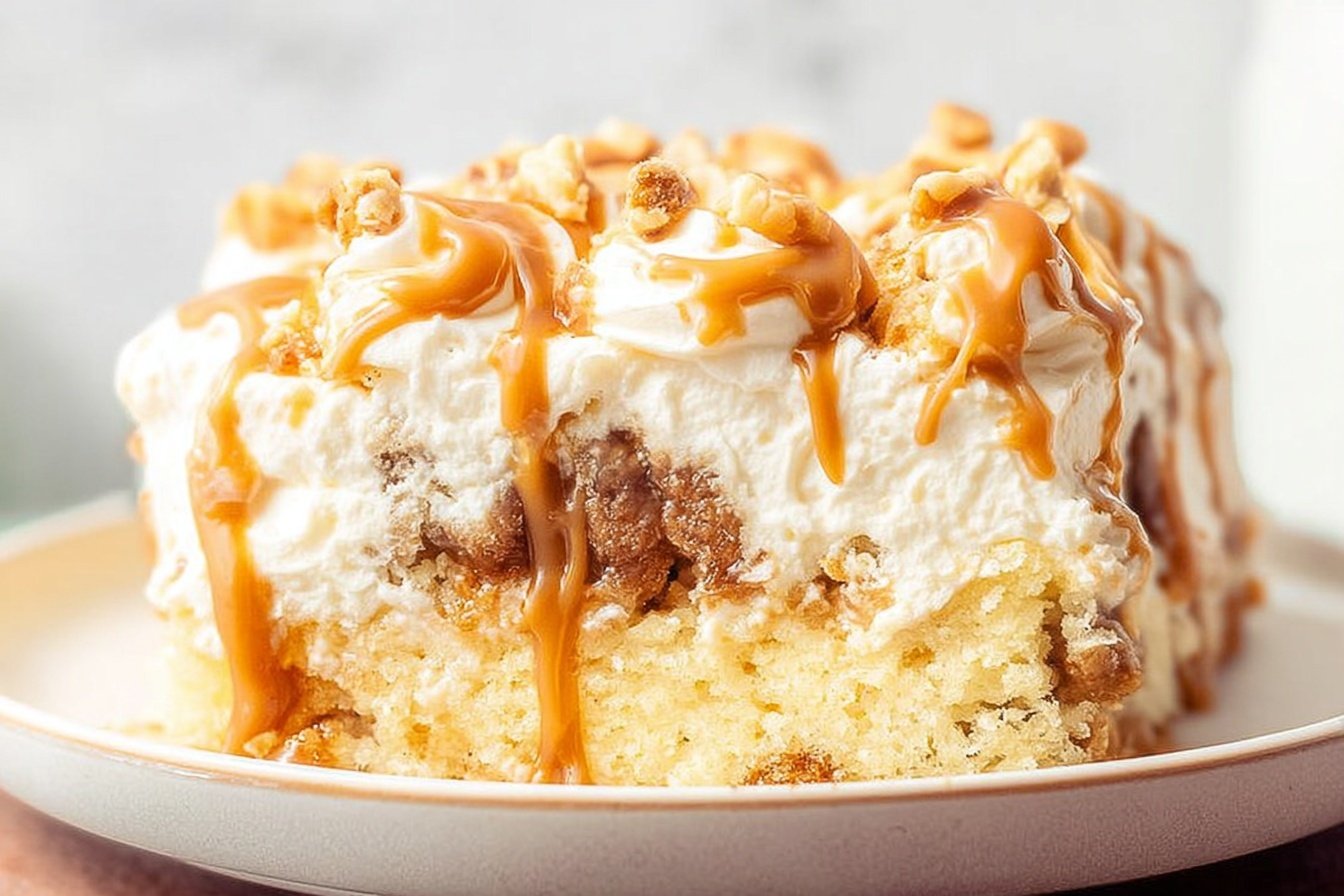Banoffee Poke Cake