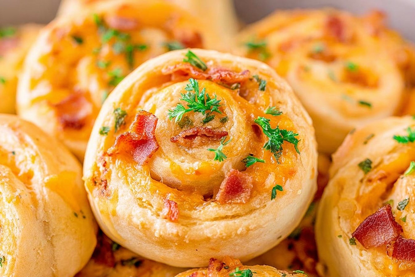 Cheddar Bacon Pinwheels