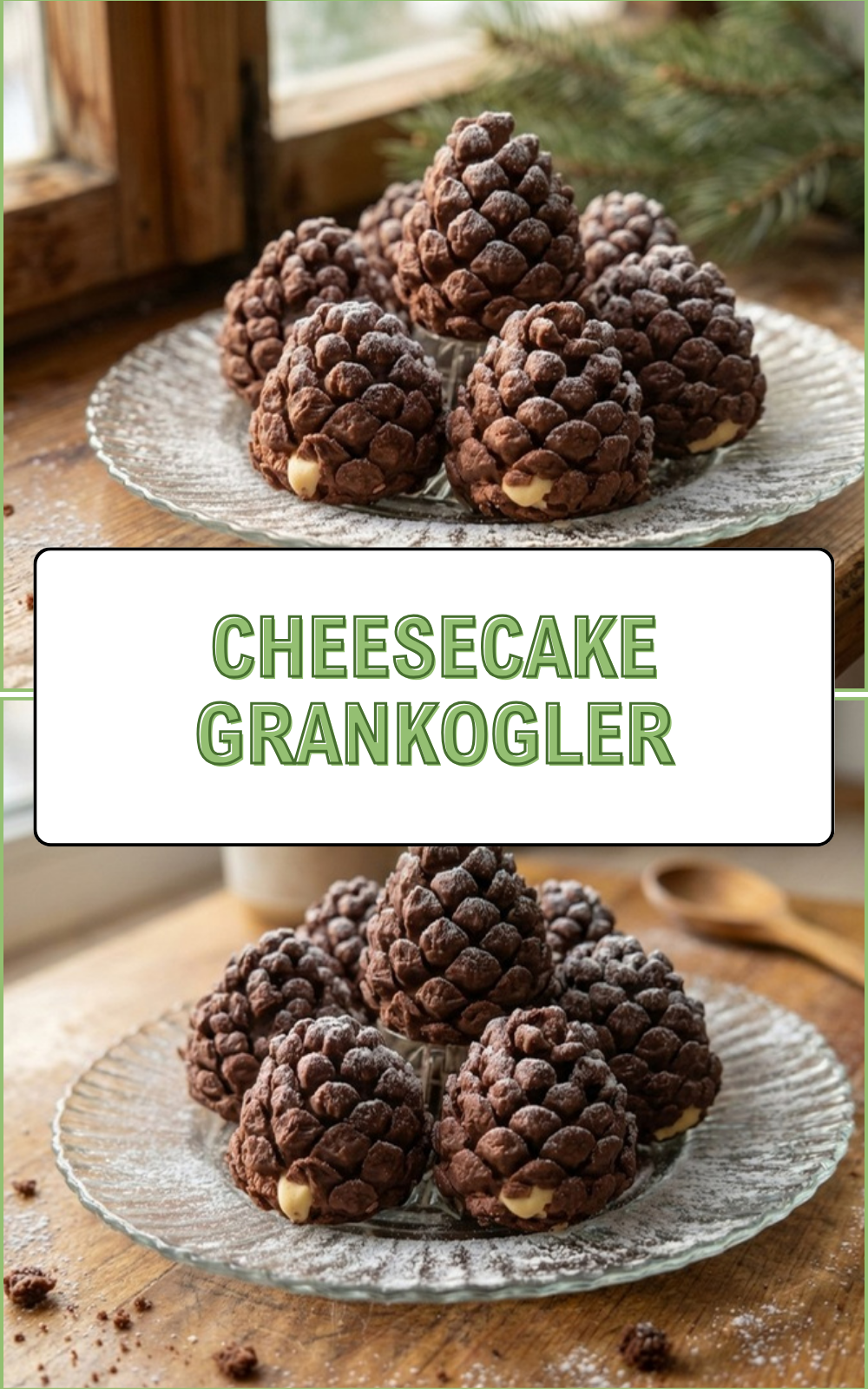 Cheesecake Inspired Christmas Pine Cones Recipe 7 Cheesecake Grankogler