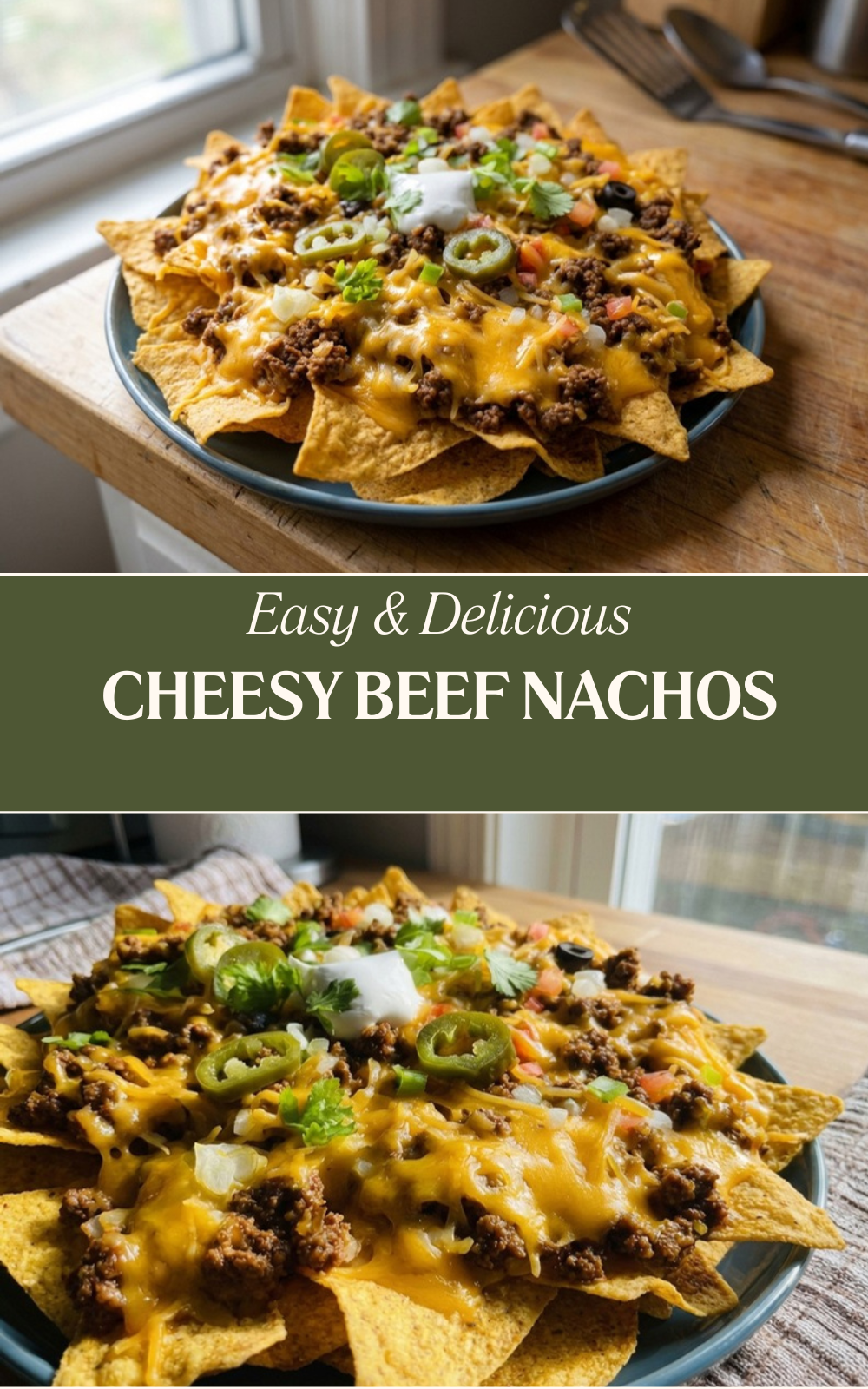 Cheesy Beef Nachos