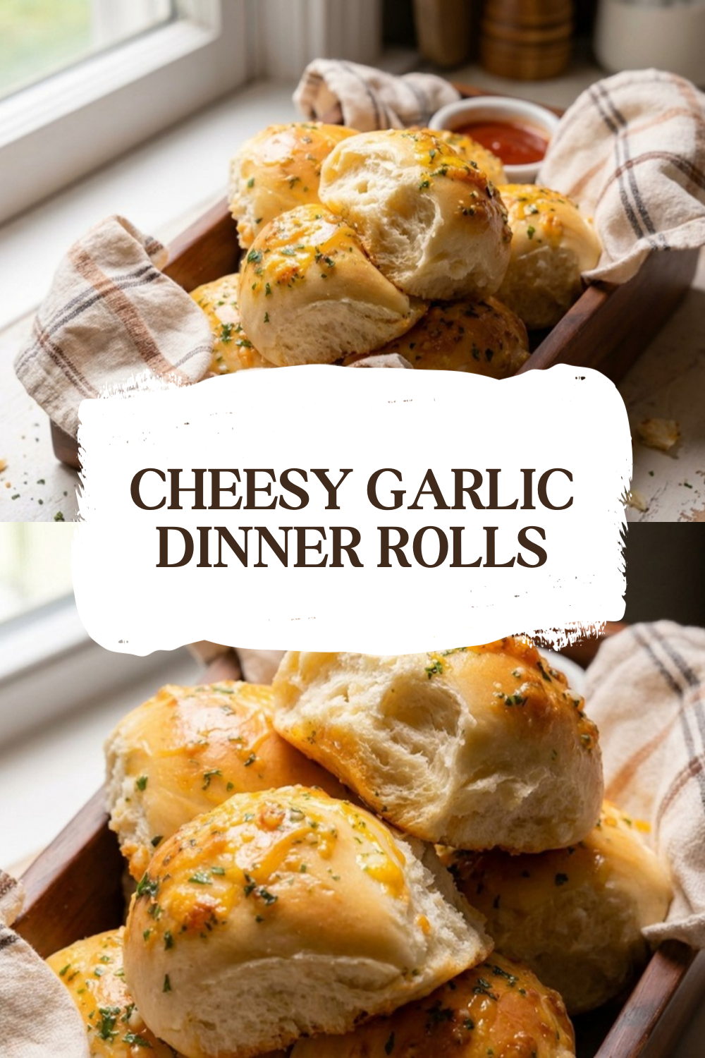 Cheesy Garlic Dinner Rolls Recipe 7 Cheesy Garlic Dinner Rolls