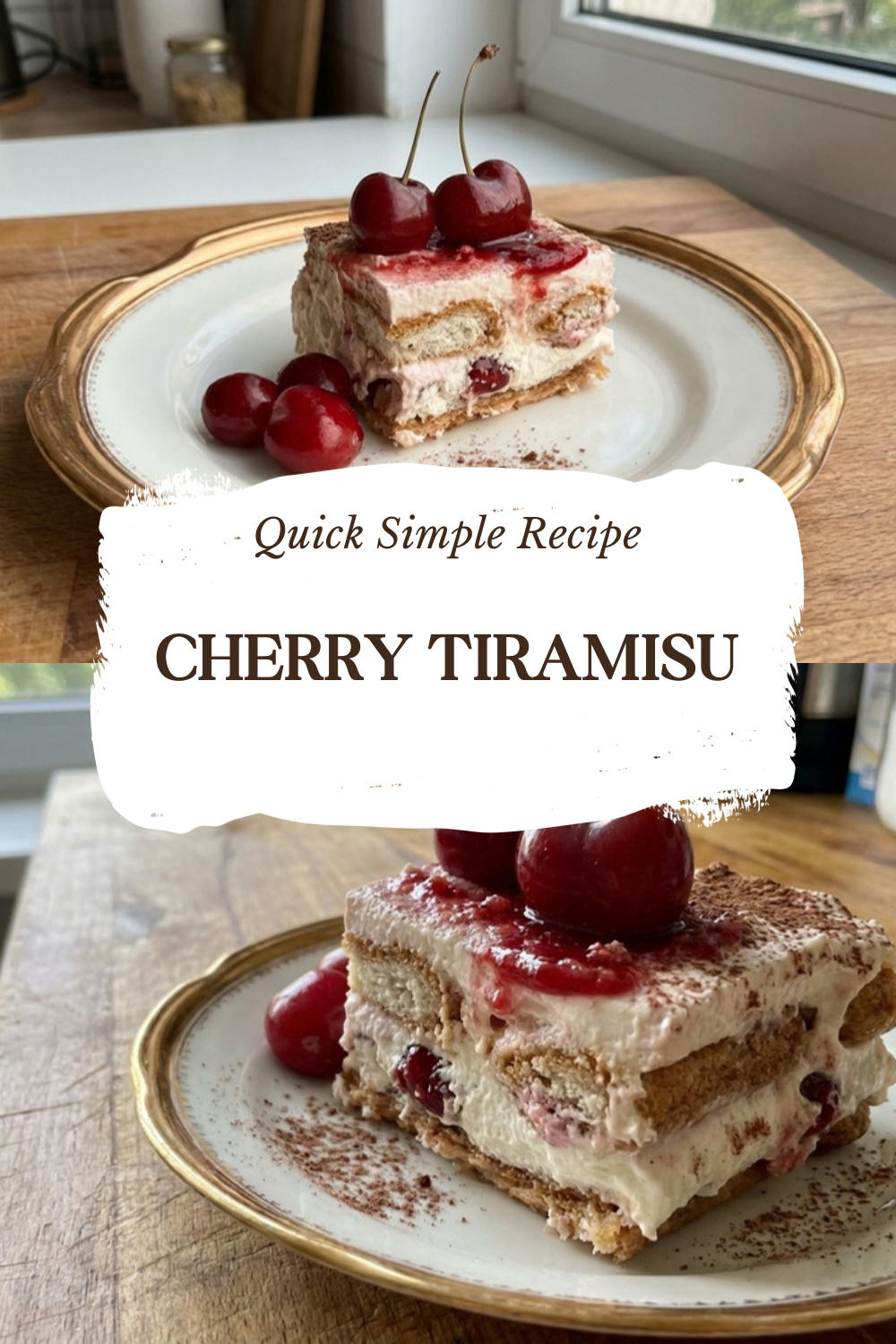 Cherry Almond Tiramisu Recipe 7 Cherry Tiramisu
