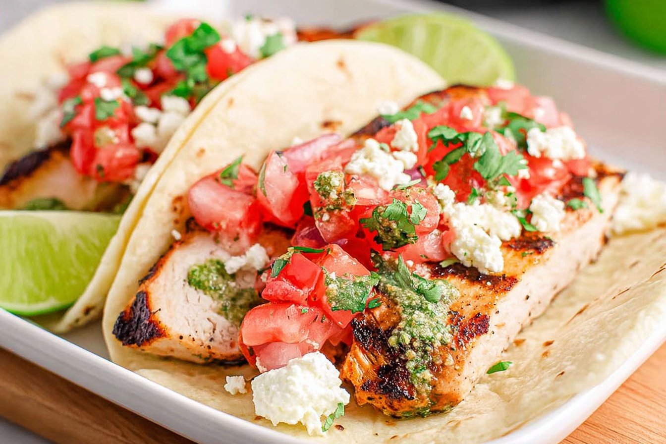 Cilantro Lime Grilled Chicken Tacos Recipe 6 Cilantro Lime Grilled Chicken Tacos
