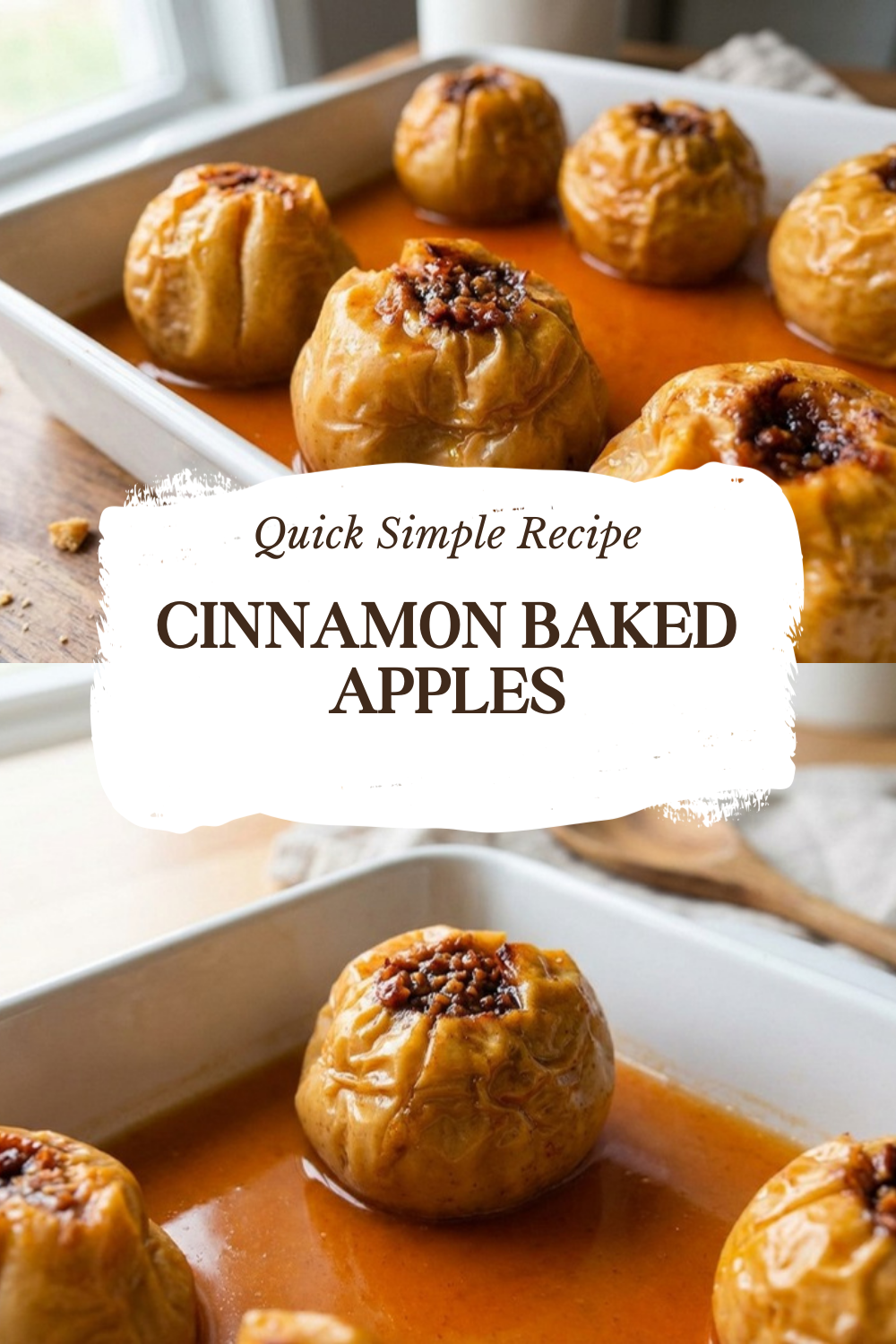 Cinnamon Baked Apples