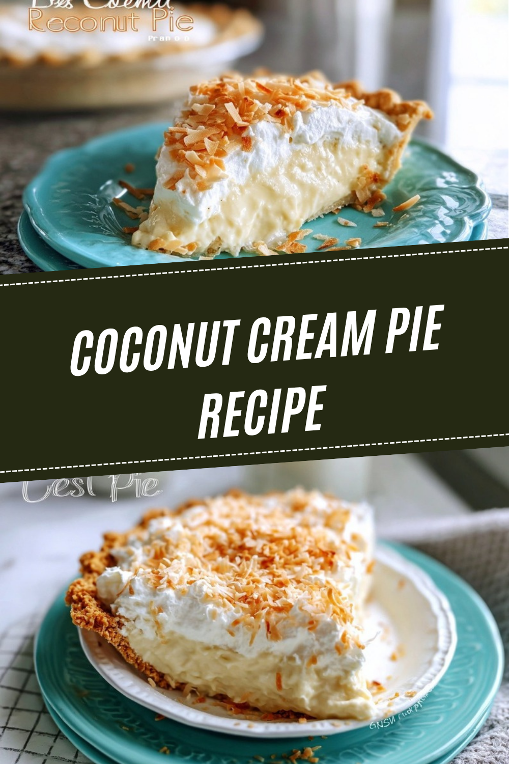 Homemade Coconut Cream Pie Recipe 7 Coconut Cream Pie Recipe