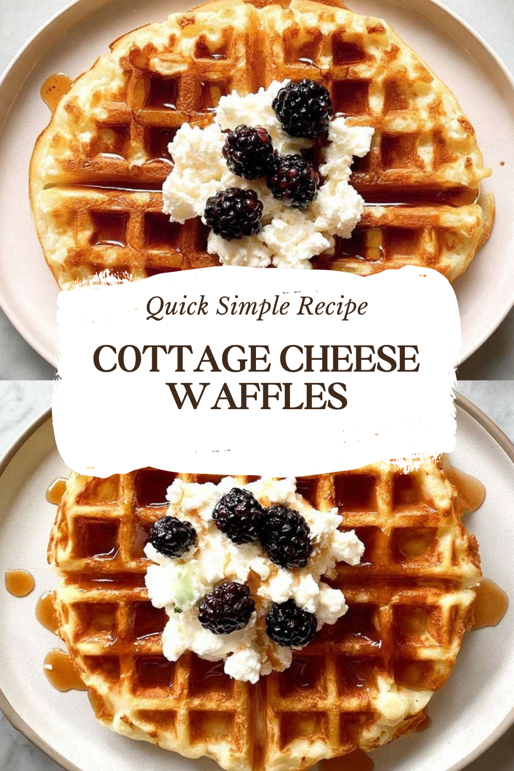 Cottage Cheese Waffles