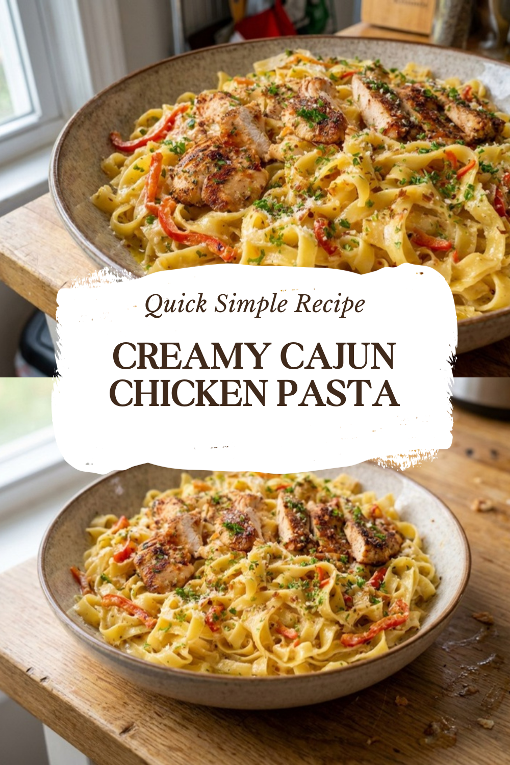 One Pot Creamy Cajun Chicken Pasta 7 Creamy Cajun Chicken Pasta