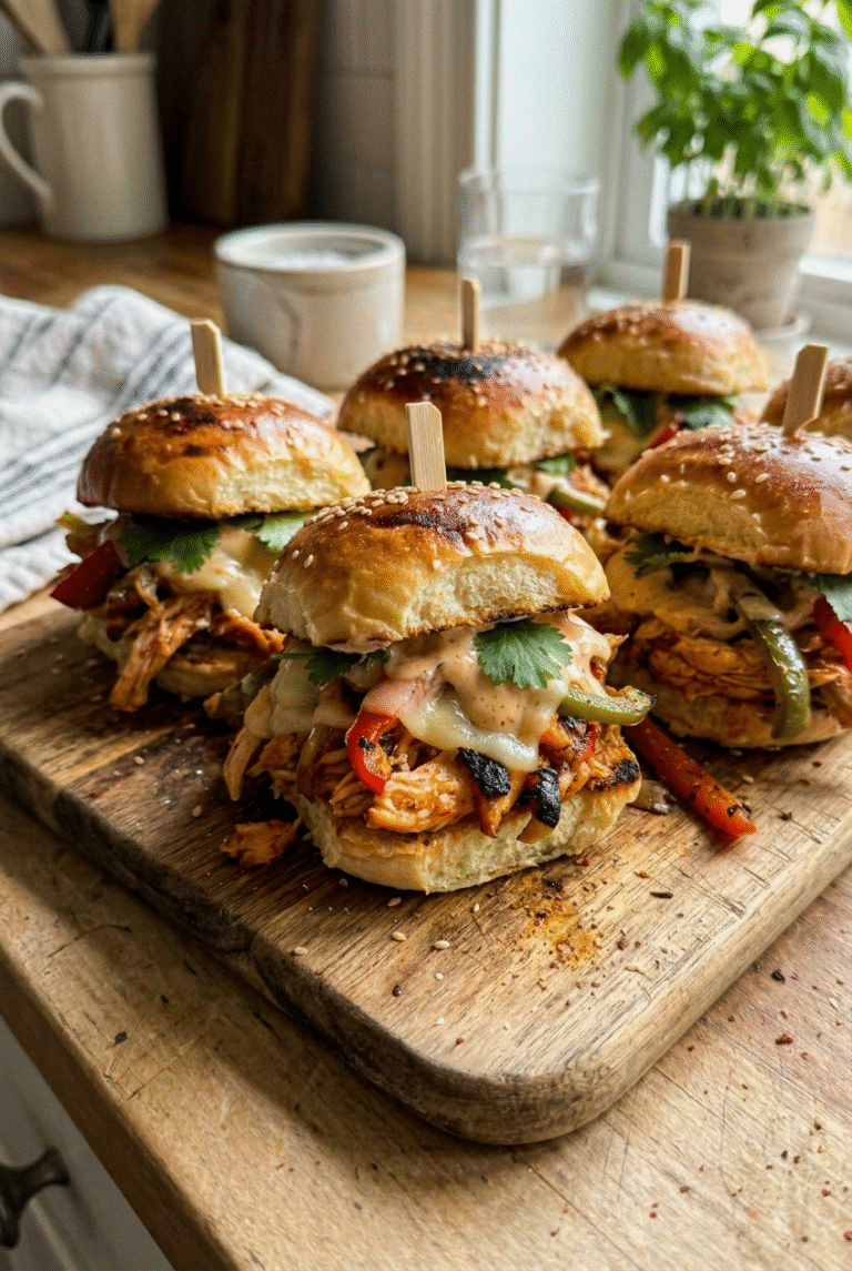 Creamy Chicken Fajita Sliders 19.Png