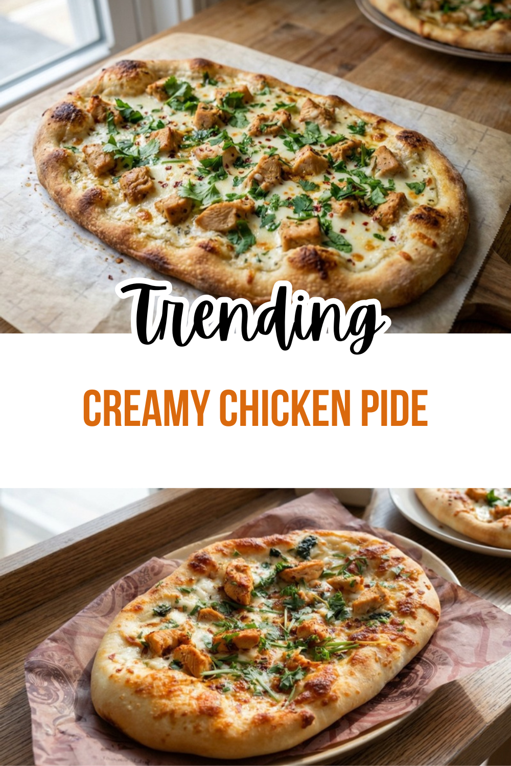 Turkish Chicken Pide Recipe 7 Creamy Chicken Pide