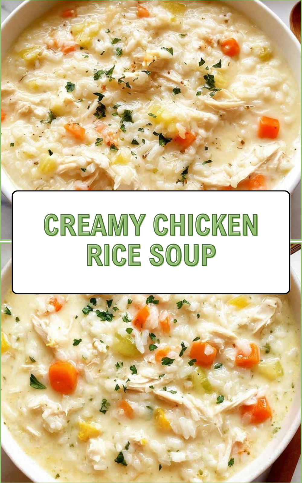 Creamy Chicken Rice Soup