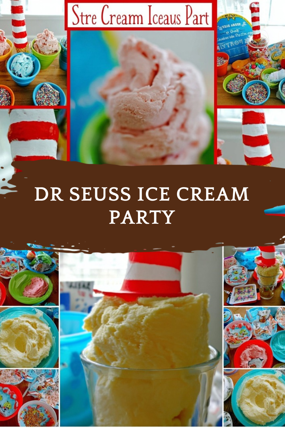 Dr Seuss Ice Cream Party