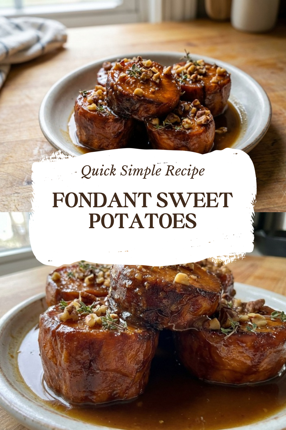 Fondant Sweet Potatoes