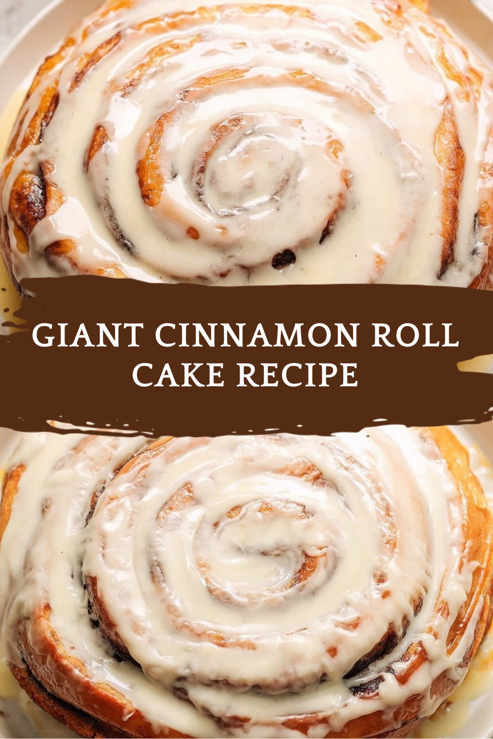 Giant Cinnamon Roll Cake Recipe