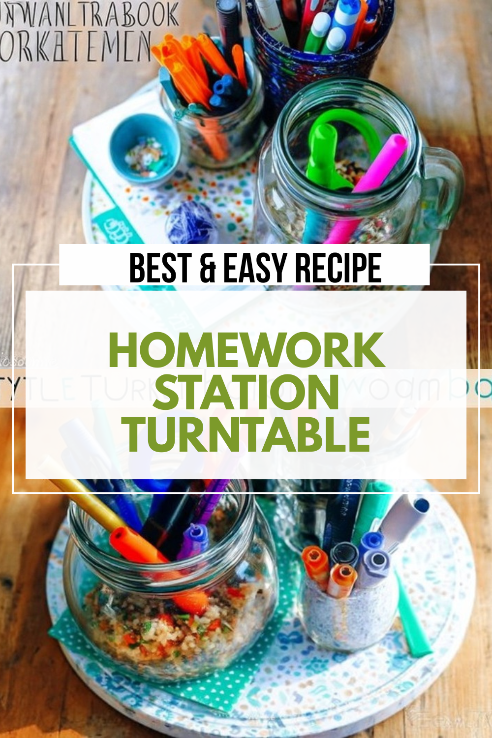 Homework Station Turntable