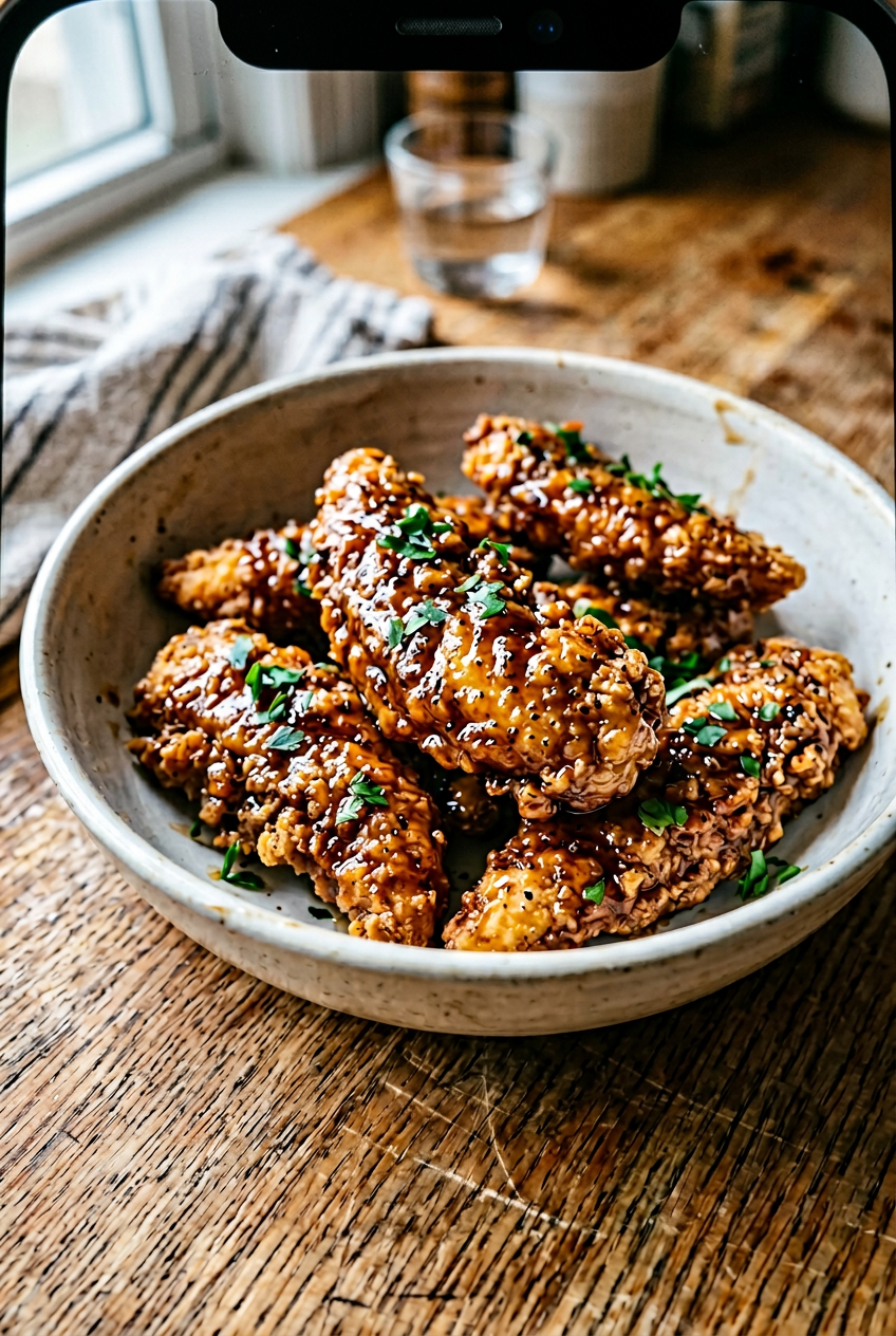 Honey Garlic Chicken Tenders Sweet And Sticky 6 Honey Chicken Tenders