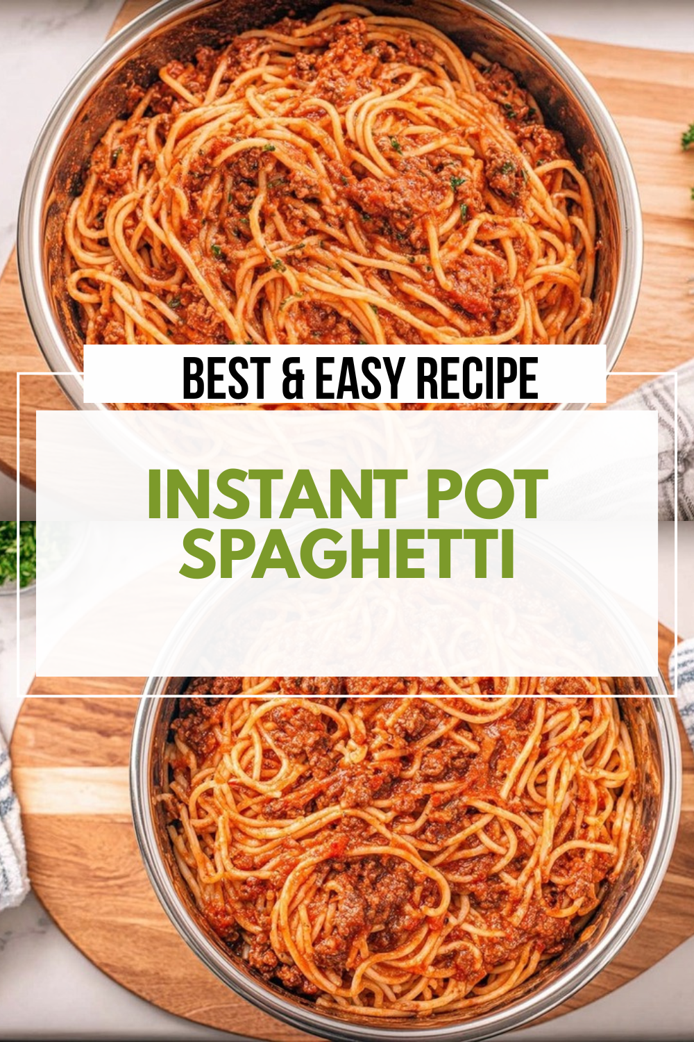 Instant Pot Spaghetti