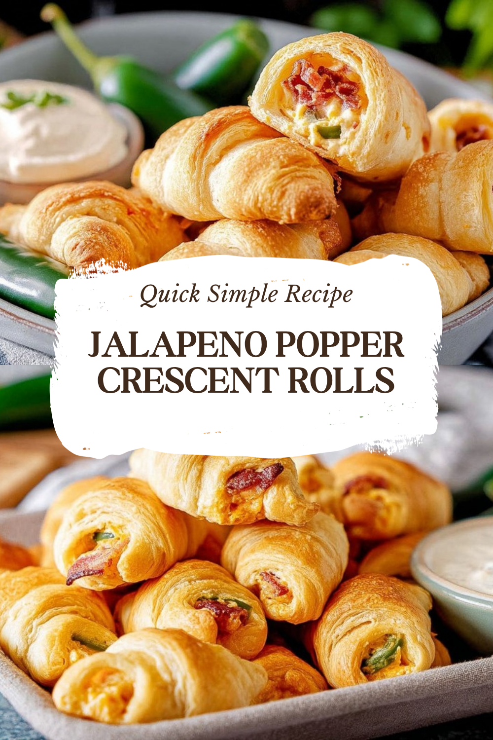Jalapeno Popper Crescent Rolls