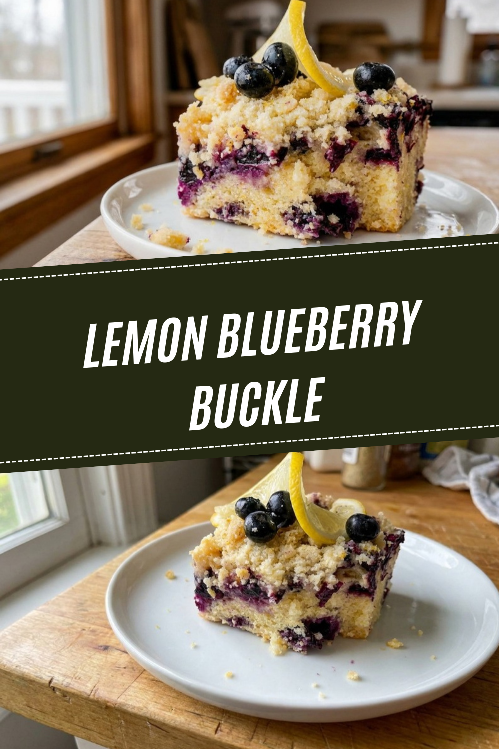 Lemon Blueberry Buckle