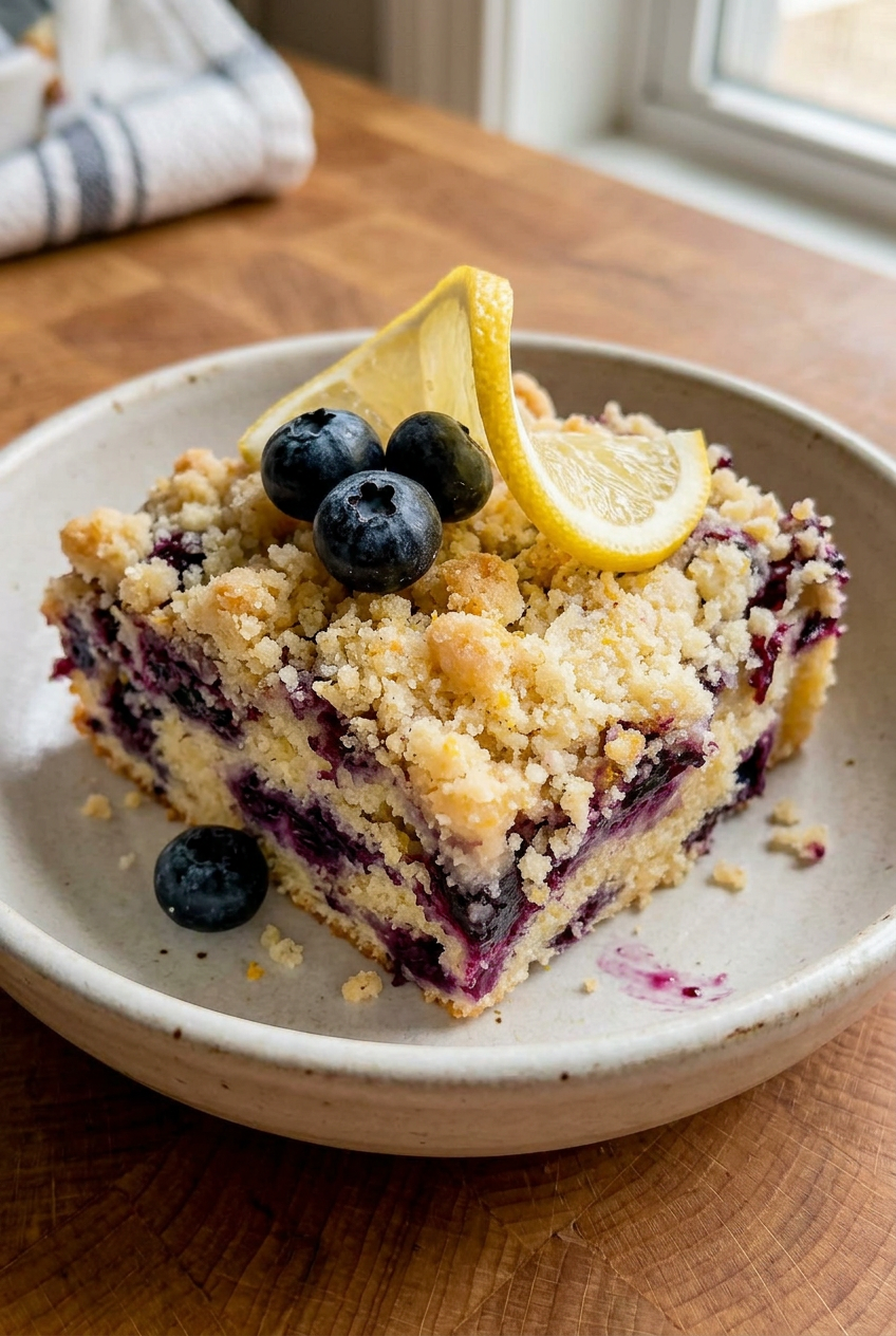 Lemon Blueberry Buckle