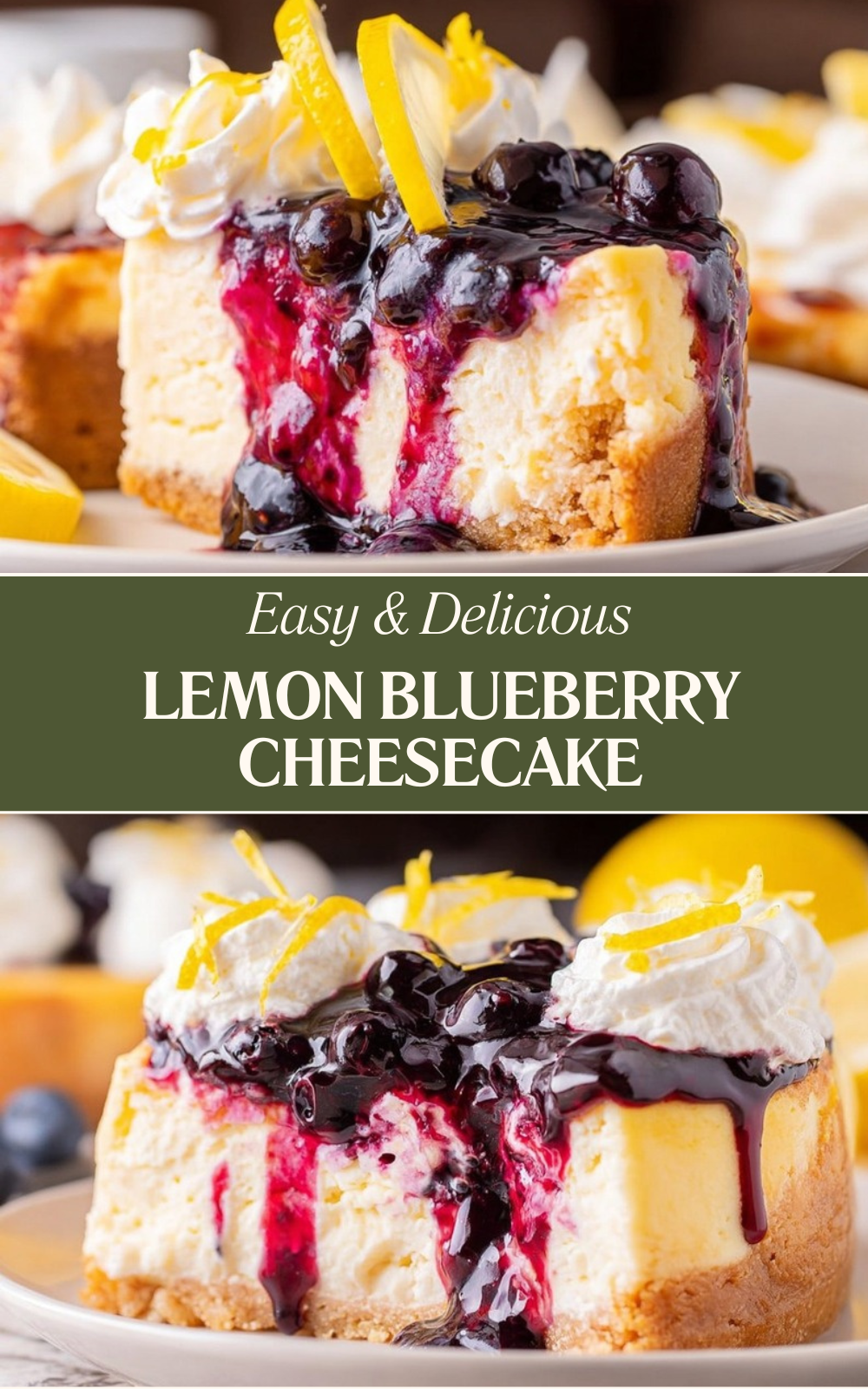Lemon Blueberry Cheesecake