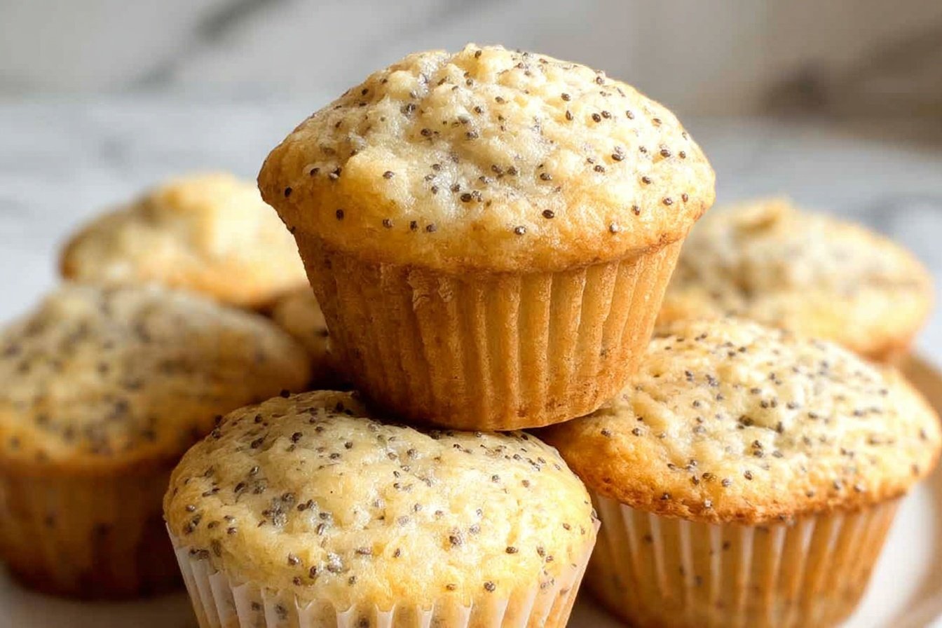 Lemon Poppy Seed Muffins Recipe 6 Lemon Poppy Seed Muffins