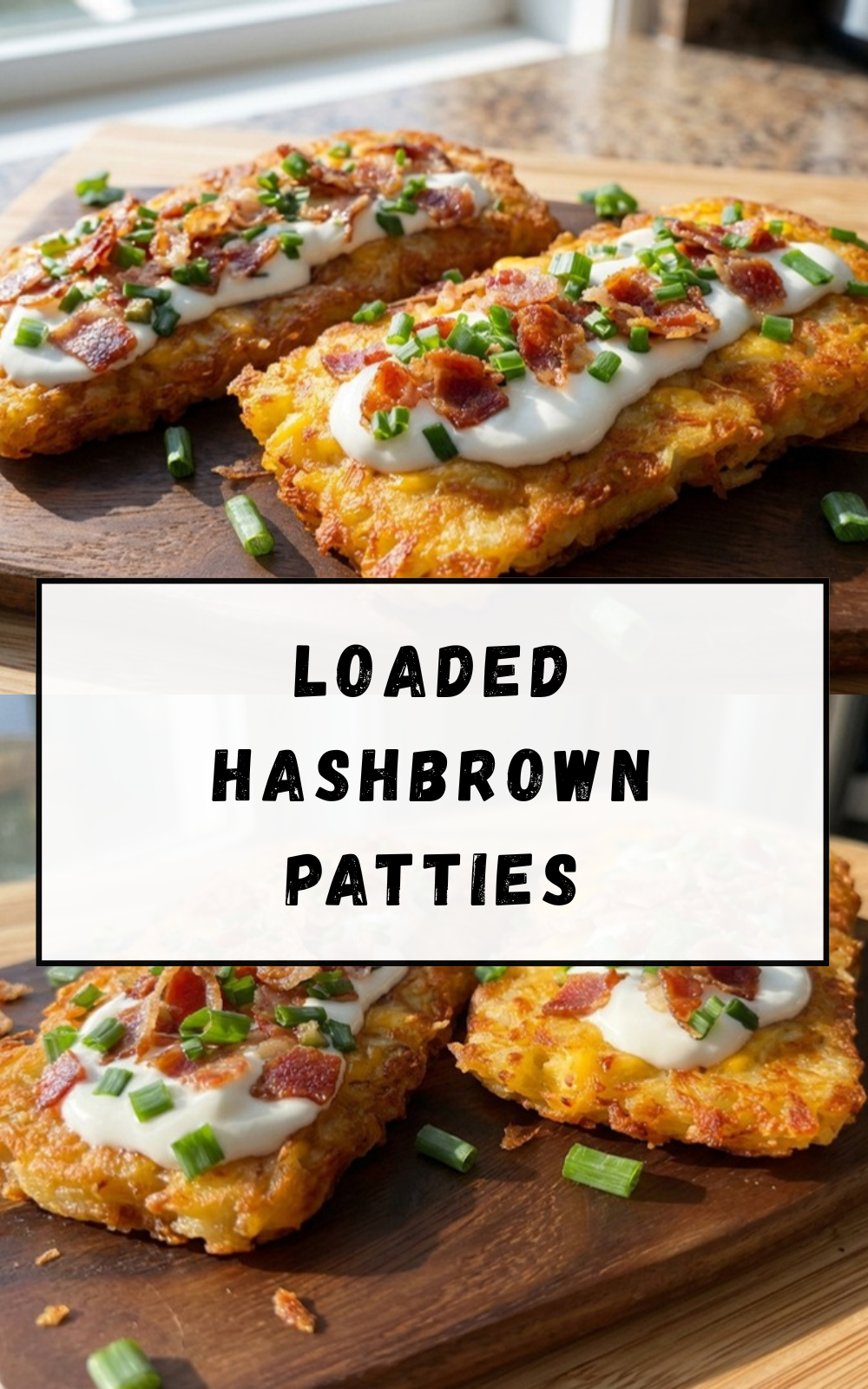 Loaded Hashbrown Patties