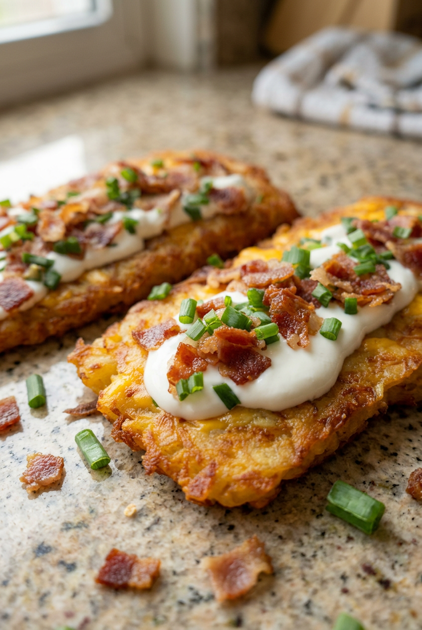 Loaded Hashbrown Patties
