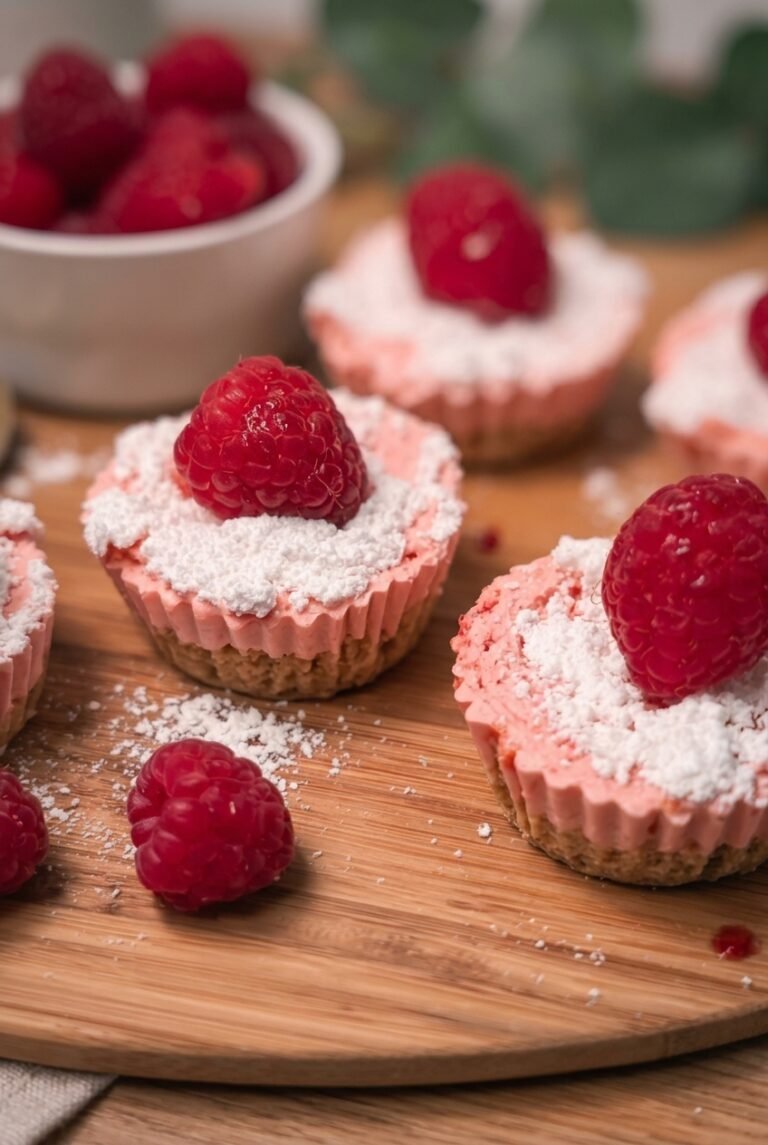 Low Calorie Mini Raspberry Cheesecake 75.Png