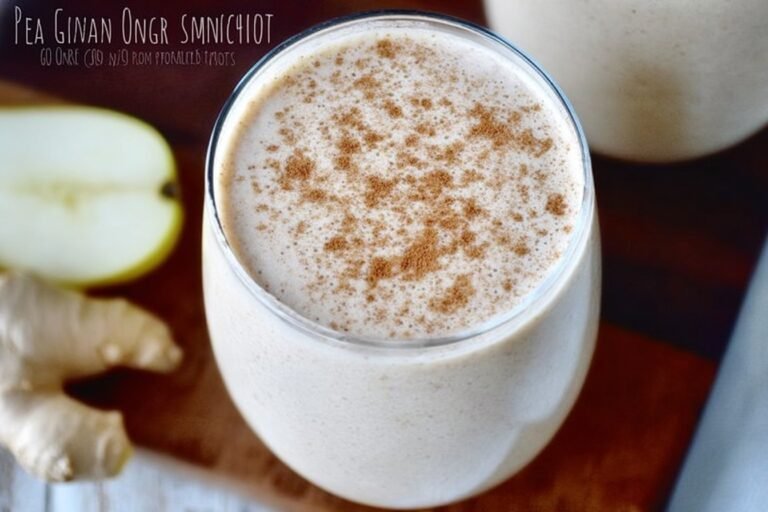 Pear Ginger Cinnamon Oat Smoothie 95.Png